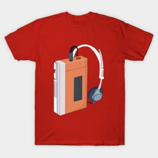 Vintage Retro 80s 90s Walkman T-Shirt